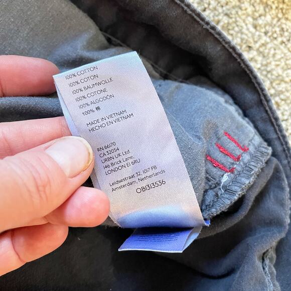 Urban Outfitters BDG Mens Full Zip Gray Jacket Size Medium - Picture 5 of 6